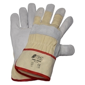 Rindvollleder-Handschuhe Apollo, Farbe grau, Gr. 8