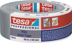 Gewebeband Duct Tape PRO 74613 mattsilber L.50m B.50mm TESA