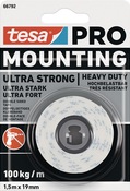 Montageband Mounting PRO Ultra Strong 66792 weiß L.1,5m B.19mm TESA