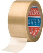 Verpackungsklebeband PVC tesapack® 4120 farblos L.66m B.50mm Rl.TESA