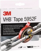 Montageband VHB Tape 5952F schwarz L.3m B.19mm Rl.3M