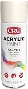Farbschutzlackspray ACRYLIC PAINT reinweiss glänzend RAL9010 400ml Spraydose CRC