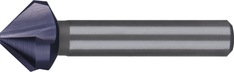 Kegelsenker DIN 335C 90Grad D.5mm HSS TiAlN Z.3 Schaft-D.4mm RUKO
