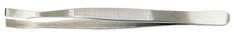 Flachpinzette Gesamt-L.120mm eckige Spitzen VA PROMAT