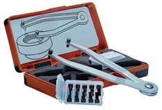 Verstellbarer Stirnlochschlüsselsatz 758 S Zapfen-Ø 1,5-2-2,5-3-4mm AMF