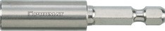 Bithalter 1/4 Zoll F 6,3 1/4 Zoll C 6,3 Magnet,Spreng-Ri L.75mm PROMAT