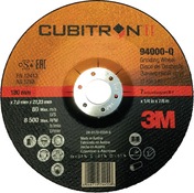 Schruppscheibe Cubitron™ II D125xS7mmKörnung 36+ gekr.INOX Bohr.22,23mm 3M