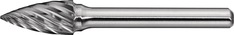 Frässtift SPG INOX D.10mm Kopf-L.20mm Schaft-D.6mm HM Verz.Normal,fein PROMAT