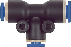T-Steckverbindung Blaue Serie 2x6/1x4mm L1 19,0mm RIEGLER