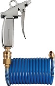 Spiralschlauch-Pistolen-Set ID 6mm AD 8mm L.5m blau Kuppl.DN 7,2 PROMAT