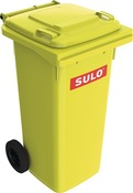 Müllgroßbehälter 120l HDPE gelb fahrbar,n.EN 840 SULO