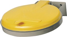 Abfallsammler B400xT510mm 120l Deckel gelb (KS) VAR