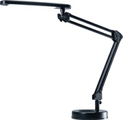 Schreibtischleuchte Alu.schwarz H.max.600mm Standfuß m.LED HANSA