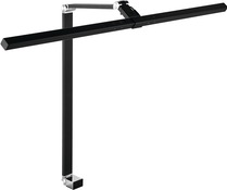 Schreibtischleuchte Alu/KU schwarz H.720mm m.Tischklemme m.LED