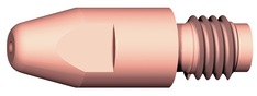 Stromdüse Draht-Ø 0,8mm M 8 L.30mm E-Cu A.BINZEL