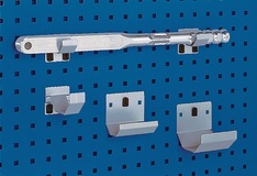 Rohrhalter D100xB60mm verz.f.Lochplatten 2St./Btl.BOTT