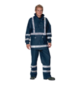 Regenschutz-Jacke Comfort Stretch, Farbe marine, Gr. XL