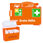Erste-Hilfe-Set, best. aus: Koffer mit Inhalt nach DIN 13157, BxTxH 260x110x170 mm orange
