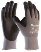 Nylon-Feinstrick-Handschuh MaxiFlex, Farbe grau/schwarz, Gr.5