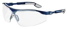 Schutzbrille uvex i-vo, Scheiben PC farblos, Rahmen blau/grau