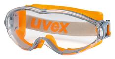 Vollsicht-Schutzbrille uvex ultrasonic Scheiben PC farbl., Rahmen grau/orange