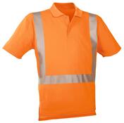 Warnschutz-Polo-Shirt, Farbe leuchtorange, Gr.L