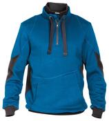 Sweatshirt zweifarbig Stellar,Farbe azurblau/anthrazitgrau,Gr.L