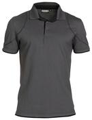 Polo-Shirt zweifarbig Orbital,Farbe anthrazitgrau/schwarz,Gr.3XL