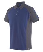 Polo-Shirt Bottrop, Farbe kornblau/schwarzblau, Gr.L