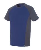 T-Shirt Potsdam, Farbe kornblau/schwarzblau, Gr.L