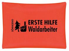Erste-Hilfe Waldarbeiter-Set,in Nylontasche, Farbe orange