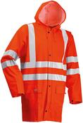 Warnschutz-Regenjacken LR55,Farbe orange, Gr.2XL