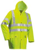 Warnschutz-Regenjacken LR55,Farbe gelb, Gr.XL