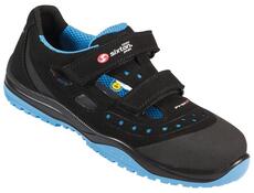 Sicherheits-Sandale Meneito S1 ESD, Farbe schwarz/blau, Gr. 37