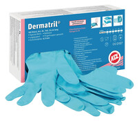 KCL Nitril-Einmal-Handschuh Dermatril 740 Gr.10 Box a 100 Stück