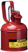 Sicherheitsbehälter aus Stahlblech, Durchm.xH 117x210 mm,Vol. 1 Liter, Farbe rot