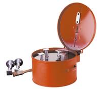 Wasch- und Tauchbehälter aus Stahlblech, Durch.xH 238x254 mm, Vol. 8 Liter, Farbe rot