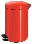 Tretabfallsammler, Volumen 30 Liter, Durchm.xH 300x650 mm, mit Inneneimer, rot