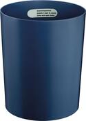 Sicherheits-Papierkorb, Kunststoff schwer entflammbar, Volumen 20 l, Durchm.xH 280x340 mm, blau, VE 5 Stück