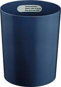 Sicherheits-Papierkorb, Kunststoff schwer entflammbar, Metallboden, Volumen 13 l, Durchm.xH 250x300 mm, blau, VE 5 Stück