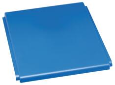 Kunststoffdeckel zu Kunststoff-Container Volumen 60 l, Farbe blau