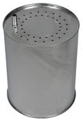 Einsatzbehälter für Stand Abfallbehälter DxH 325x 445 mm, mit Grifftasche, gelochter Boden