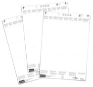Einsteckschilder für Logistiktaschen BxH 210x74 mm bzw. 1/2 DIN A5, Farbe weiß, Pack mit 60 Etiketten, Mindestabnahme 4 Pack