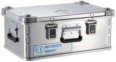 Universal-Aluminium-Transportbox für Akkus, BxTxH 600x400x250 mm, max. Bruttomasse Gefahrgutzulassung 65 kg, Gewicht 11,5 kg