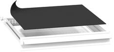 Schaumgummi schwarz, 459x459 mm, Stärke 3 mm, passend für Gehäusegröße BxT 578x600 mm
