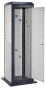 Tool-Tower groß, BxTxH 700x700x2015 mm, stationär, 1 Tür, 4Platten, RAL 7016/7035