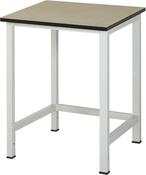 Werktisch, Grundtisch, Unterbau 45x45 mm, Platte MDF, BxTxH 750x800x825 mm, RAL 7035