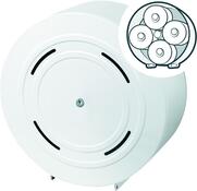 Toilettenpapierspender Quattro weiß lackiert BxTxH 320x125x320 mm