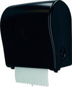 Handtuch-Spender, Autocut, schwarz aus Regenerat, BxTxH 314x204x330 mm