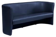 Sofa Club, 3-sitzer, BxTxH 1790x630x770 mm, Sitz BxT 1570x500 mm, Kunstleder, blau